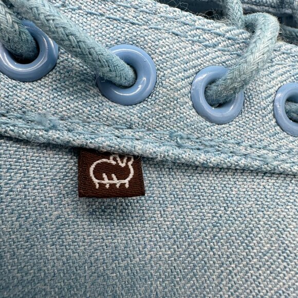 Lamo Women's Vita Canvas Casual Lace Up Low Top Sneaker Shoe, Size 8.5, Sky Blue - Picture 11 of 14